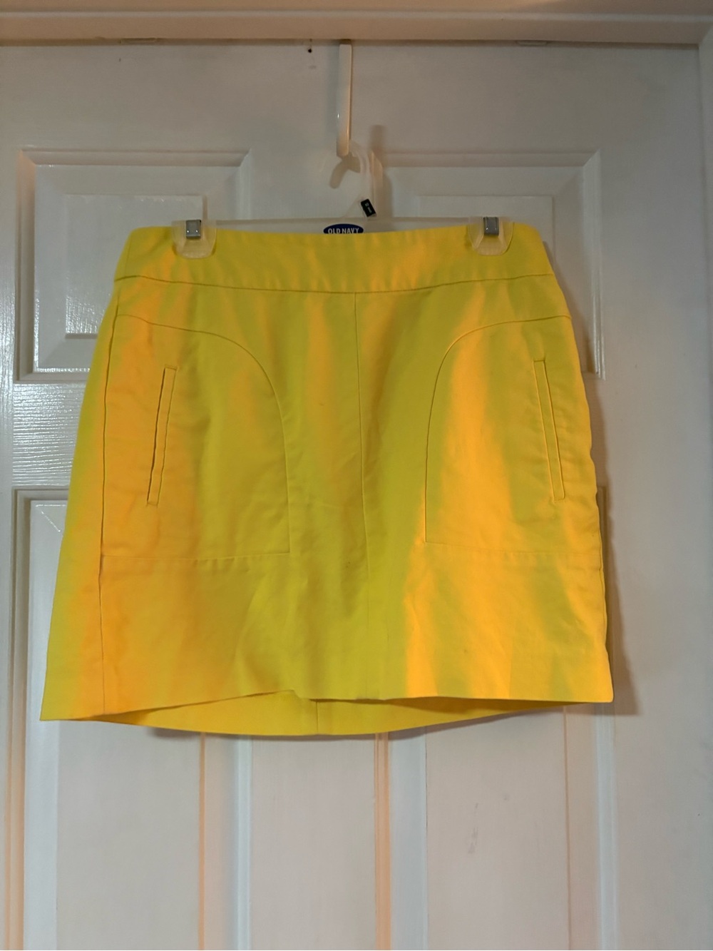 Banana Republic Yellow Women's A-Line Skirt